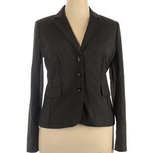 HALOGEN size 14 brown fitted jacket blazer in excellent condition